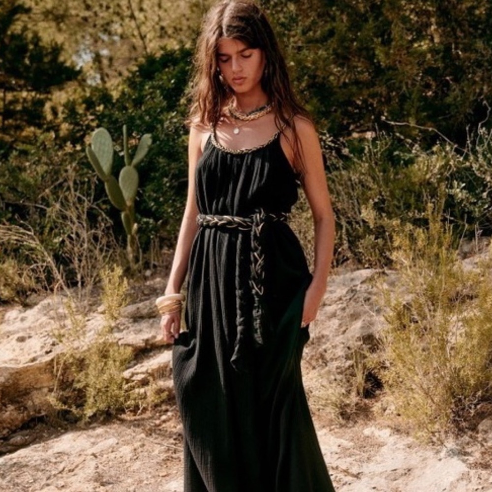 Worn once- sezane maxi dress